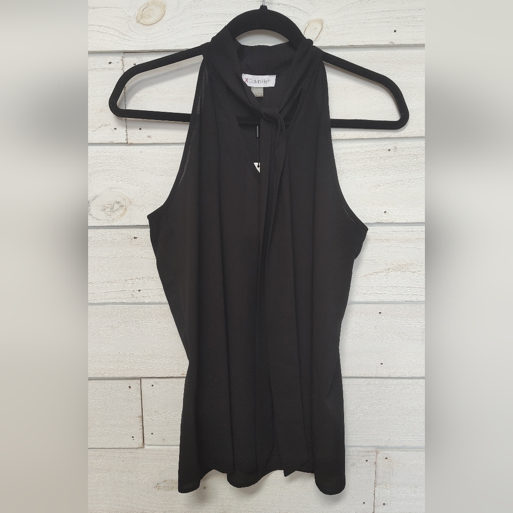 Calvin Klein Black Halter Tank Top